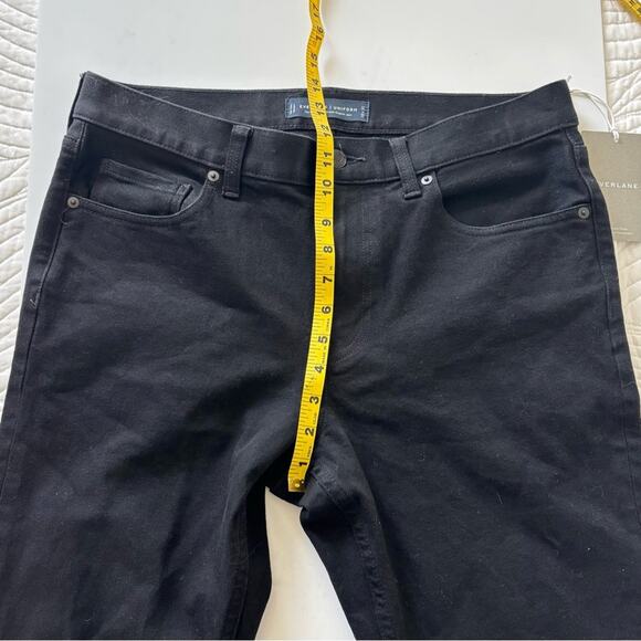 Everlane Uniform Black Straight Men’s Jeans 33x32 Classic Fit 4-Way Stretch - Picture 10 of 11